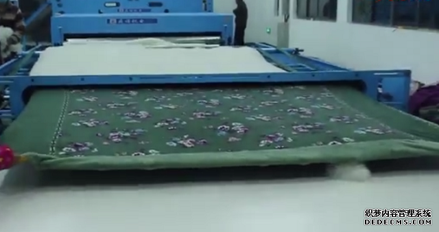 棉被生产线装套工艺