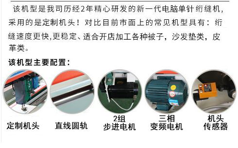DN-5-B1WF电脑单针绗缝机详情介绍