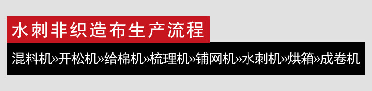水刺非织造布生产线细节1