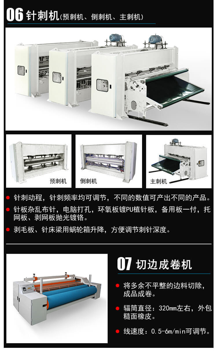 针刺土工布生产线产品细节4